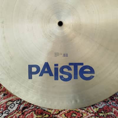 PAISTE Formula 602 Medium Flat Ride, 1982. image 4