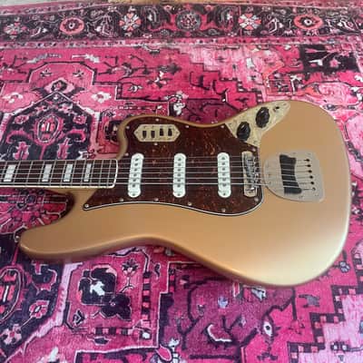 Squier Vintage Modified Bass VI 2015 - Golden. image 4