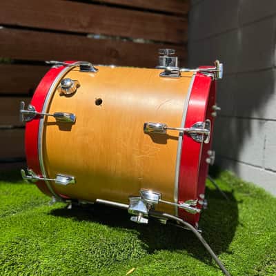 Tama Superstar 18” floor tom + Bass drum conversion kit Natural finish image 2