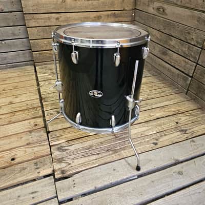 Slingerland 16" Floor Tom Drum, Black USED! RKSLN220726 image 3