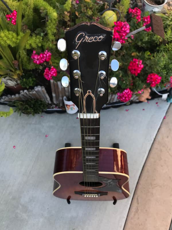Vintage Greco Model 625 Hummingbird Jumbo Dreadnaught Guitar | Reverb