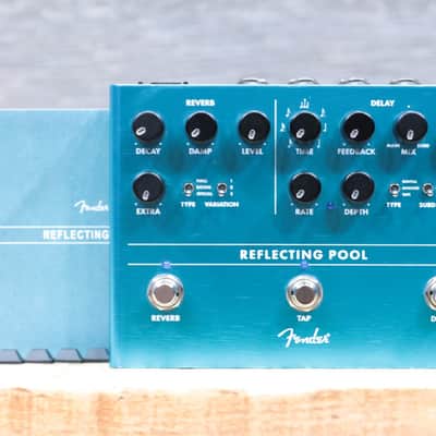 Fender Reflecting Pool Delay/Reverb Very Realistic Algorithms Effect Pedal w/Box image 7
