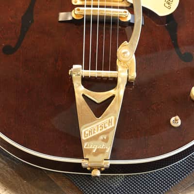 2005 Gretsch G6122-1962 Country Classic Hollow Electric Guitar Walnut Stain + COA OHSC image 5