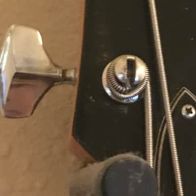 Vintage Ventura  Semi-hollow body bass guitar 335 copy 60’s-70’s Sunburst image 11