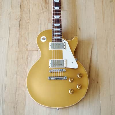 2012 Gibson Les Paul R7 Custom Shop 1957 Historic Reissue Goldtop Near Mint VOS w/ ohsc image 2