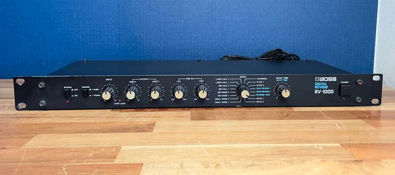 Boss RV-1000 Digital Reverb - 1994 - Black image 1