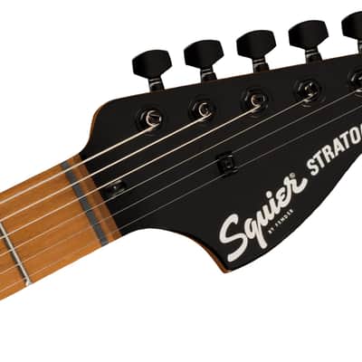 Fender Contemporary Stratocaster® Special, Roasted Maple Fingerboard, Silver Anodized Pickguard, Black image 4