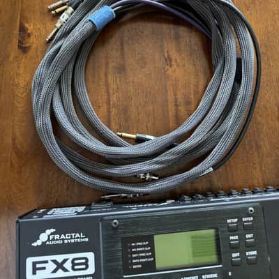 Fractal Audio FX8 Mark II with 2 sets Humbuster Cables image 7