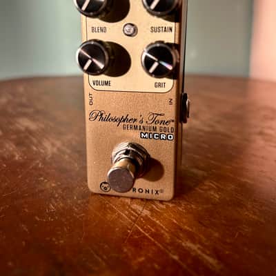 Pigtronix Philosopher's Tone Germanium Gold Micro Compressor 2010s - Gold image 1