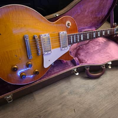 Gibson Custom Shop Gary Rossington '59 Les Paul Standard 2005 - Murphy Aged Sunburst Brazilian Board image 4