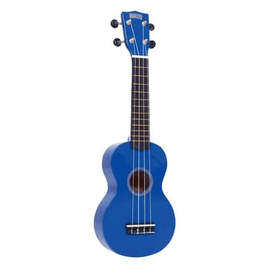Mahalo Ukuleles MR1BU Rainbow Series Soprano Ukulele,Blue image 1