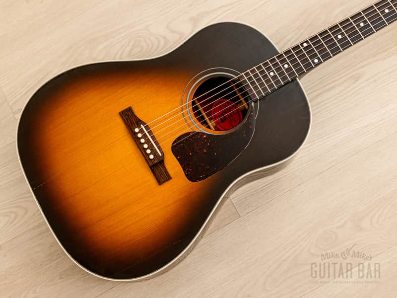 1996 Gibson J-45 Banner Logo Vintage Reissue Dreadnought Acoustic Guitar w/ Case & Tags, Yamano image 1