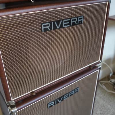 Rivera Rivera Sedona Tube Head + Dual Matching Sedona EX Extension Cabinets (Full Stack) – Loaded with JBL Drivers 2010 - Brown Rolex image 3