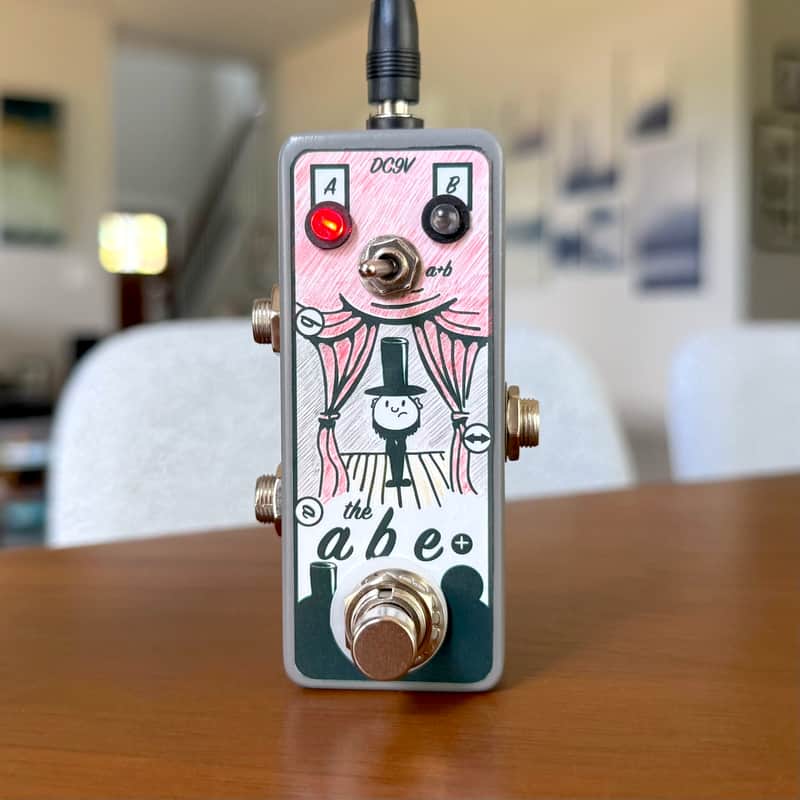 The Abe+ ABY True Bypass AB & Y Switch Utility Pedal (Gray) image 1