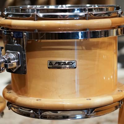 Peavey 12/14/16/20" Radial Pro 1000 Drum Set 1990s - Natural Gloss image 5