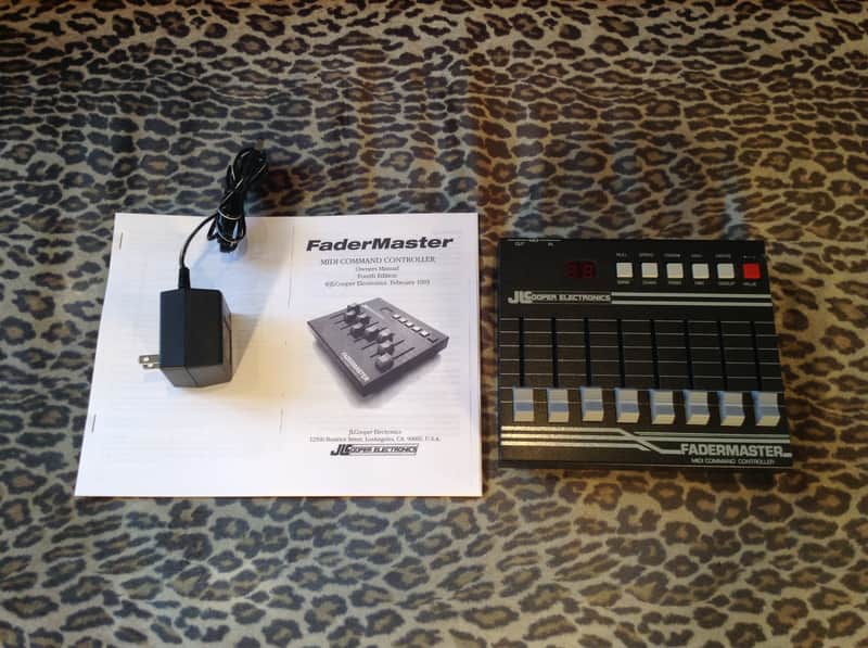 JL Cooper Fadermaster MIDI Controller with manual & power supply image 1