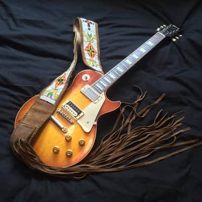 Paul Kossoff of Free owned and stage used original guitar strap used on his 59 Gibson Les Paul Burst image 2