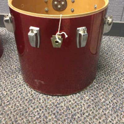 Vintage Ludwig 13”x12” Red Sparkle Tom image 1