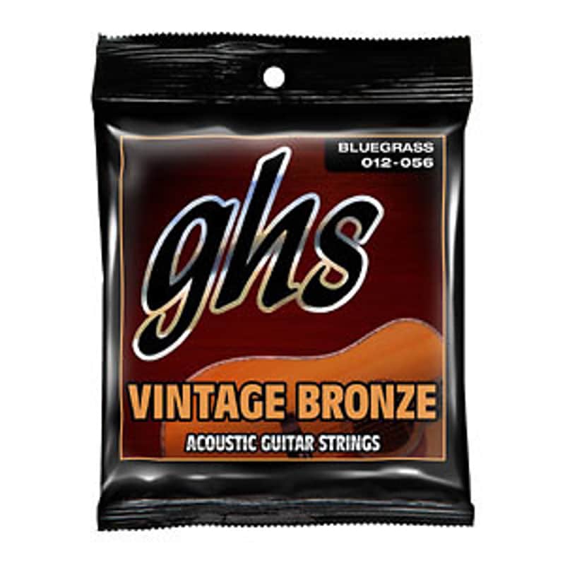 GHS Vintage Bronze Blue Grass Acoustic Strings 12-56 image 1