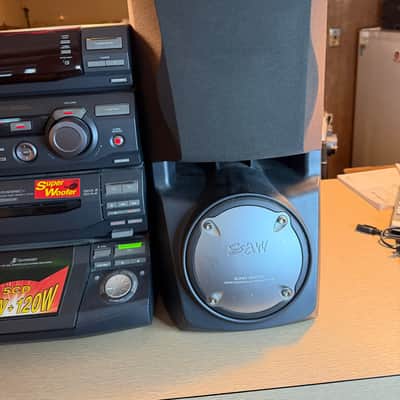 Immagine RARE Vintage SONY LBT-D790 Am Fm CD Dual Cassette Stereo System Fully Tested🔥🎶 - 9