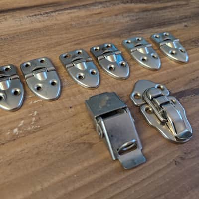 Unbranded Guitar Case Hinges And Latches Silver image 6