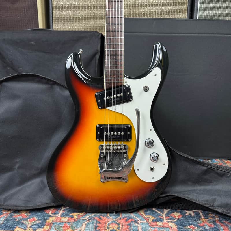 *Video* Mosrite Super Excellent ’65 MKI Kurukumo 3 Tone Sunburst MIJ - 1990's image 1