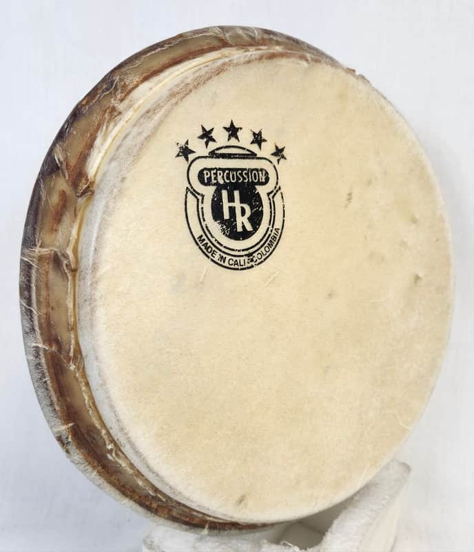 HR Percussion Premounted Large Bongo Head, 8.25", Mule Skin, Made In Colombia image 1