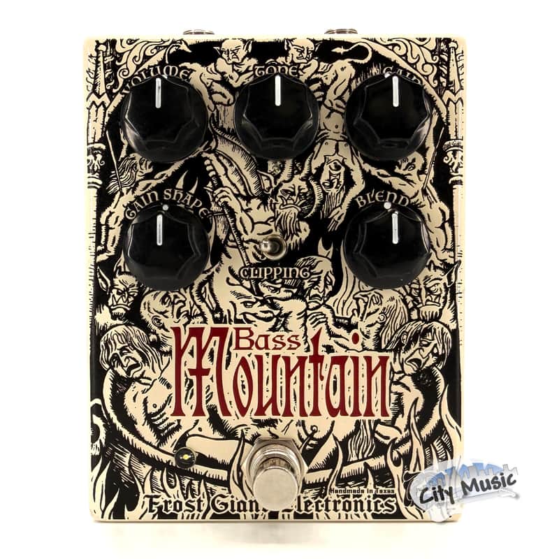 Used Frost Giant Electronics Bass Mountain Distortion Fuzz Guitar Effects Pedal ♪ image 1