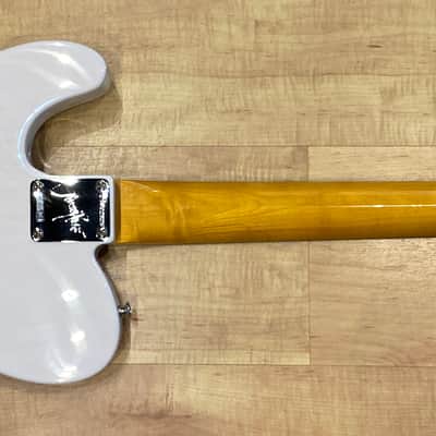 Fender Jimmy Page Mirror Telecaster 2023 Electric Guitar White Blonde image 3