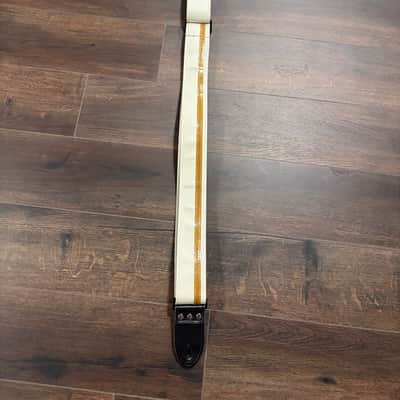 Couch Racer X White and Gold Guitar Strap 2025 image 4