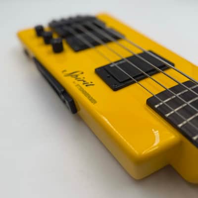Spirit by Steinberger Headless Bass w/ Bag- Yellow image 1
