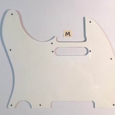3-Ply Telecaster Style Pickguard - Aged White/Parchment image 5