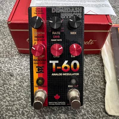 Demedash Effects T-60 Analog Modulator 2021 - Black image 1