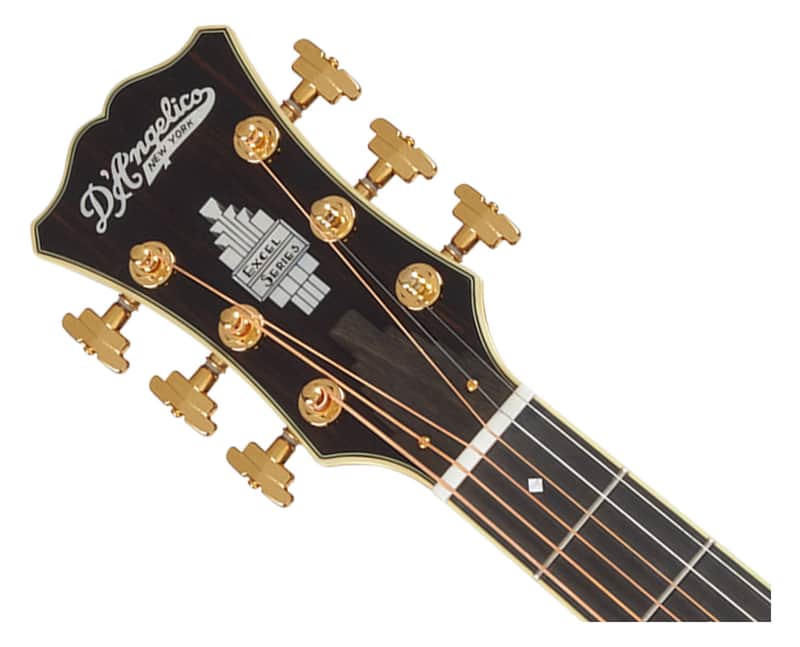 D'angelico Excel Bowery Dreadnought CE - Vintage Natural | Reverb