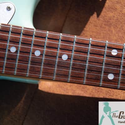 Custom PartsCaster with Fender Japan E Serial Neck & Surf Green Body - Pro Set Up w Perfect Frets/Action/Intonation! Tons of MOJO image 13