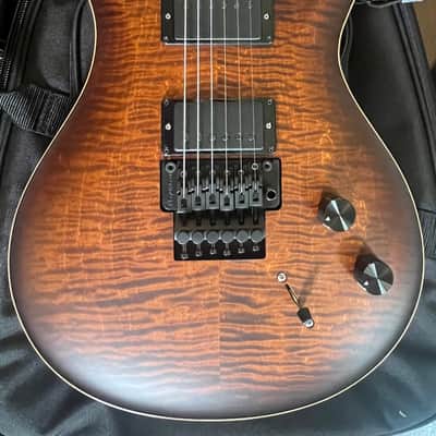 PRS Dustie Waring Signature CE 24 Floyd 2020 - Present - Burnt Amber Smokeburst image 2