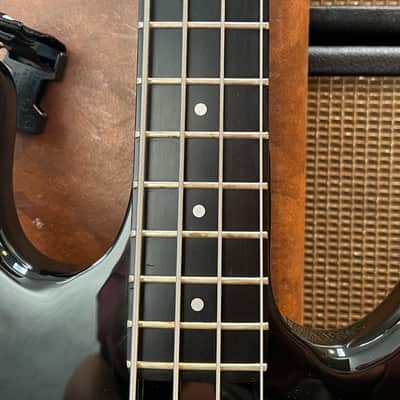 USA Kramer 450B Aluminum Neck Bass Guitar 1970’s - Black W/OHSC image 9