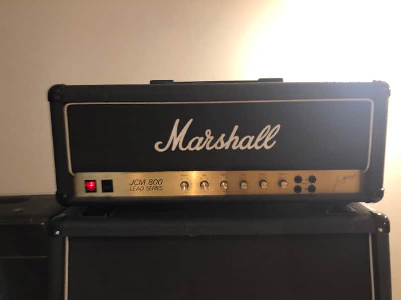 Marshall JCM 800 Hopkins Modded High Gain "Lilith" 1987 Black/Gold image 1