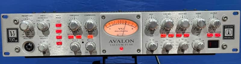 Avalon VT-737sp Tube Channel Strip 2010s - Silver