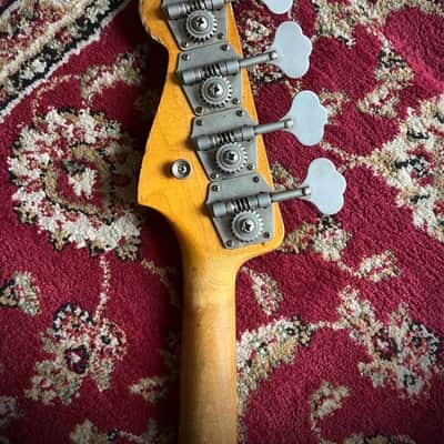 1963 Fender Jazz Bass In Sunburst Finish with Original Hard Case image 9