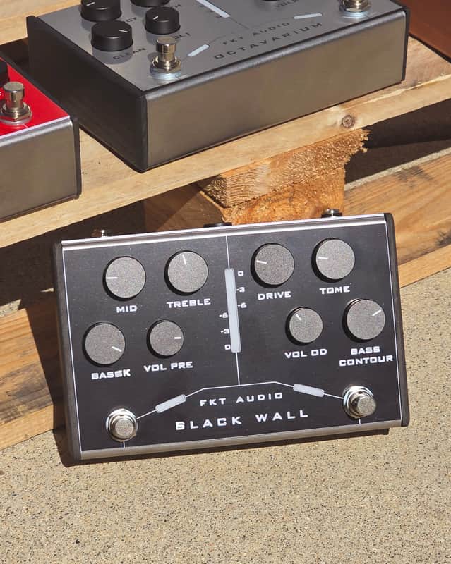 FKT Audio Black Wall | Bass Overdrive, Preamp & 3-Band EQ Pedal image 1