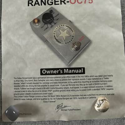 Fulltone Custom Shop Ranger OC-75 Treble Boost 2010s - Silver image 4