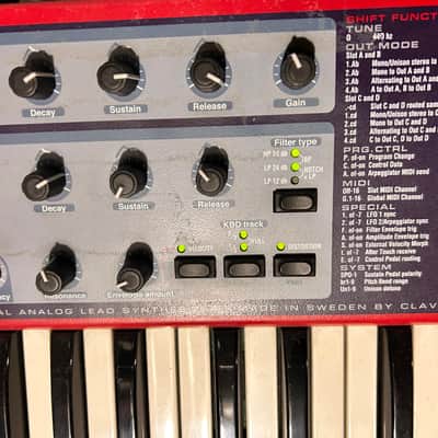 Nord Lead 2X 49-Key 20-Voice Polyphonic Synthesizer 2003 - 2013 - Red image 7
