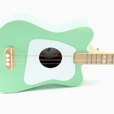 Loog Mini Acoustic 3-String Kids Beginner Guitar Mint Surf Green Educational image 4