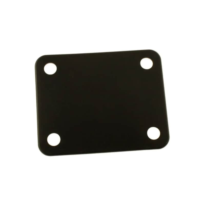 Allparts 4-Hole Neckplate Cushion for Fender Strat/Tele, Black image 1
