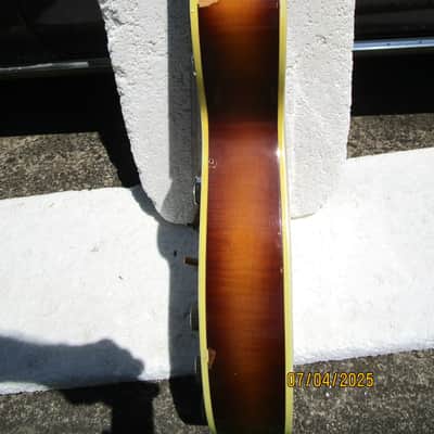 Kay 2 Pickup Cutaway Guitar, Late 1950's Sunburst, 15 1/4" Body, Klusons image 9