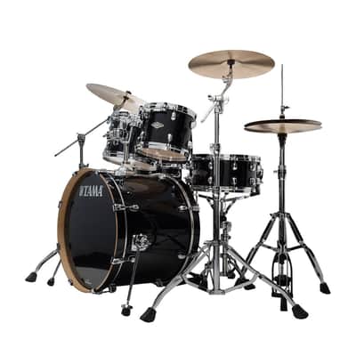 Tama Starclassic Performer 4-Piece Drum Shell Pack - 22" Bass (Piano Black) image 2