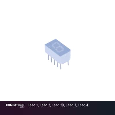 Nord Seven Segment LED Display for Lead 1, Lead 2, Lead 2X, Lead 3, Lead 4