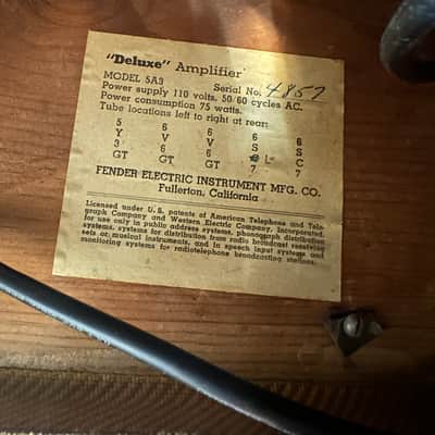 1951 Fender Tweed Deluxe TV Front image 8