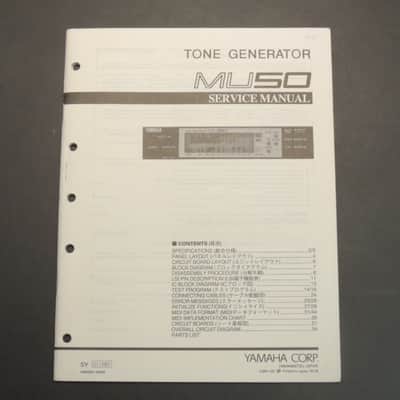 Yamaha MU50 Service Manual [Three Wave Music]